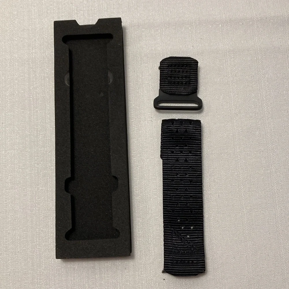 Ultimal‎ Apple Watch Band Nylon Tactical Flag Black Breathable Sports Ultra Deep